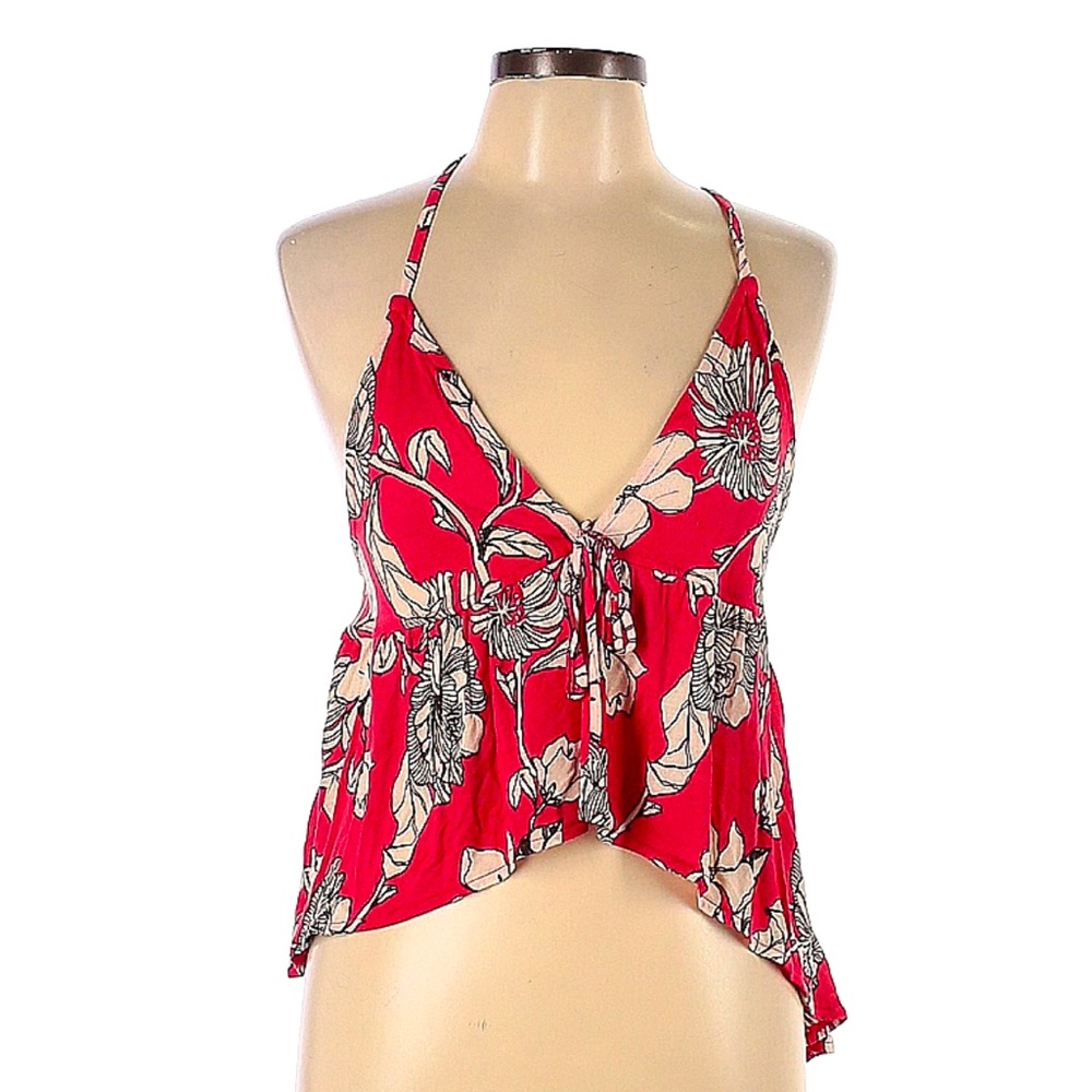 Sleeveless flower top